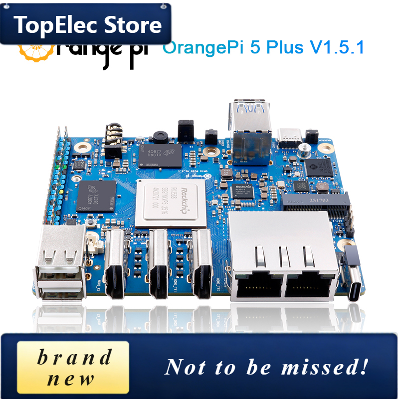 Rk3588 Mini Pc Board - Komputer jednopłytkowy TopElec Orange Pi5 Plus